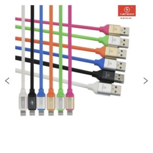 CABO AVULSO IPHONE COLORIDO 1M