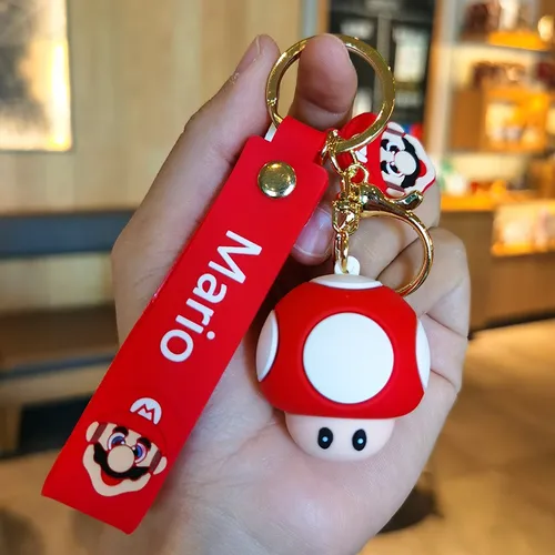 CHAVEIRO - COGUMELO MARIO DE BORRACHA