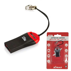 LEITOR DE CARTÕES MICRO SD/ M2/ USB 2.0- UF0013