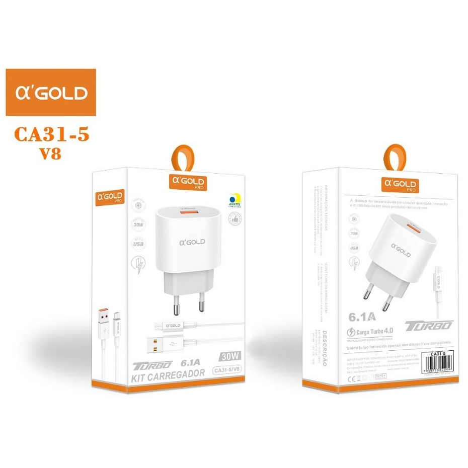 KIT CARREGADOR TURBO 6.1A - CA31-5/V8