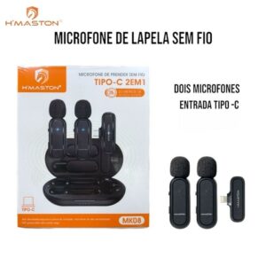 MICROFONE DE LAPELA- HMASTON