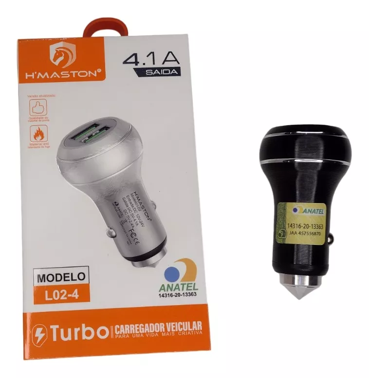 CARREGADOR VEICULAR - L02-4